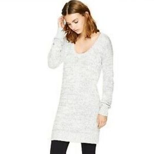 Talula Light Grey Chunky Knit Sweater Dress Small